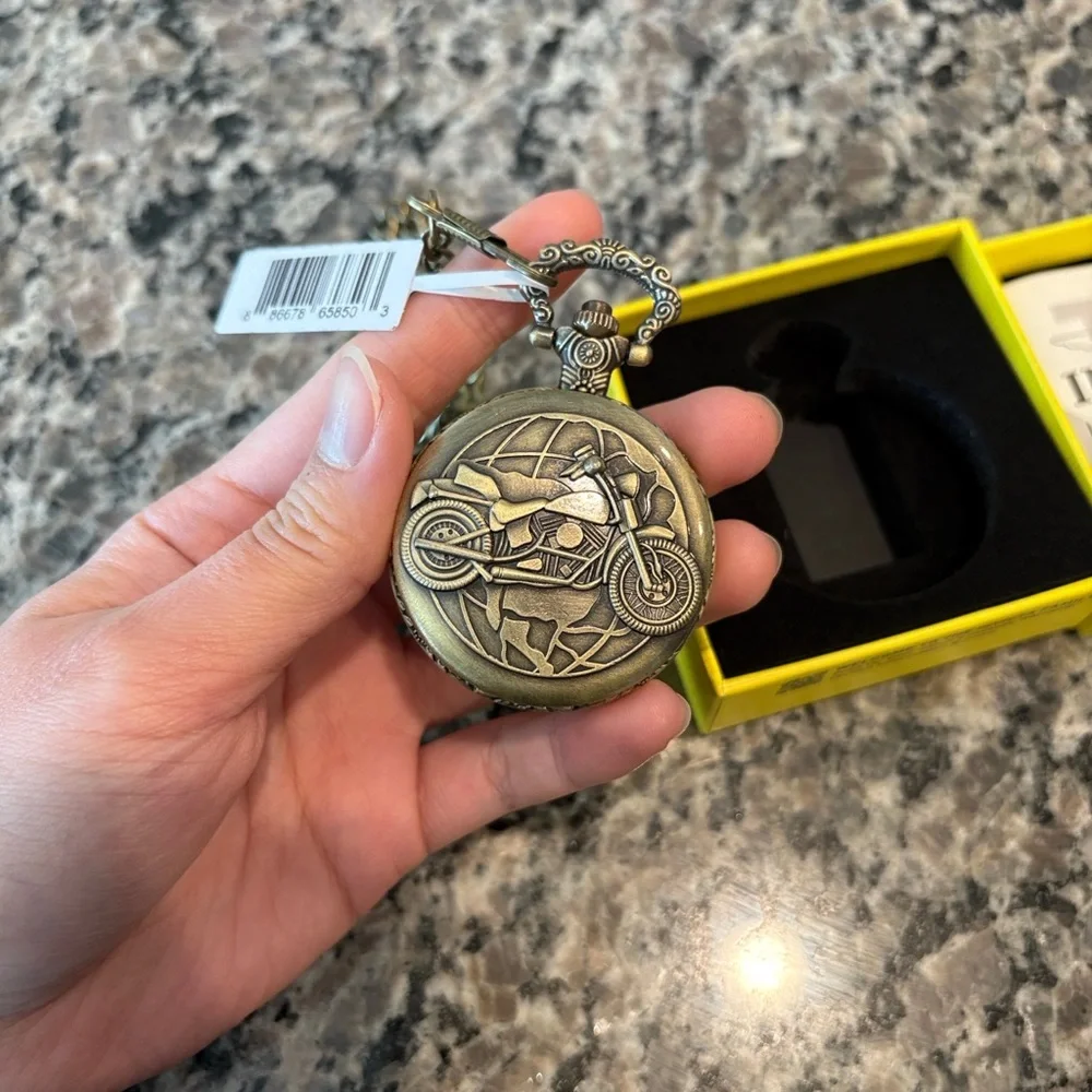 Invicta Motorcycle Men's Pocket Watch - 47mm, Bronze NWT